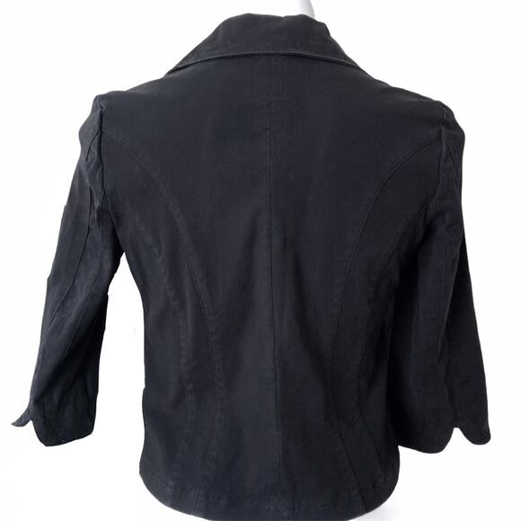 Anthropologie Tulle blazer single button closure tailored fit size small medium - Picture 3 of 13